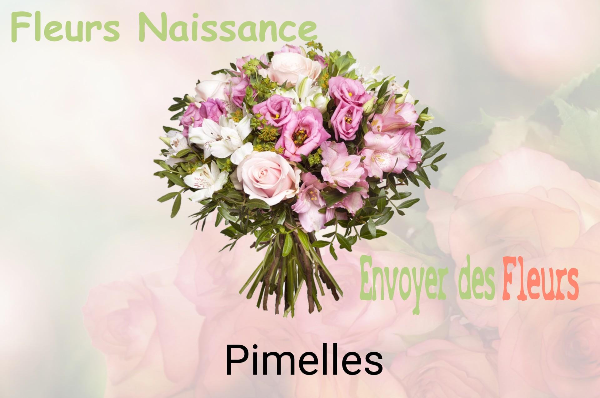Bouquet de fleurs de naissance livré à Pimelles